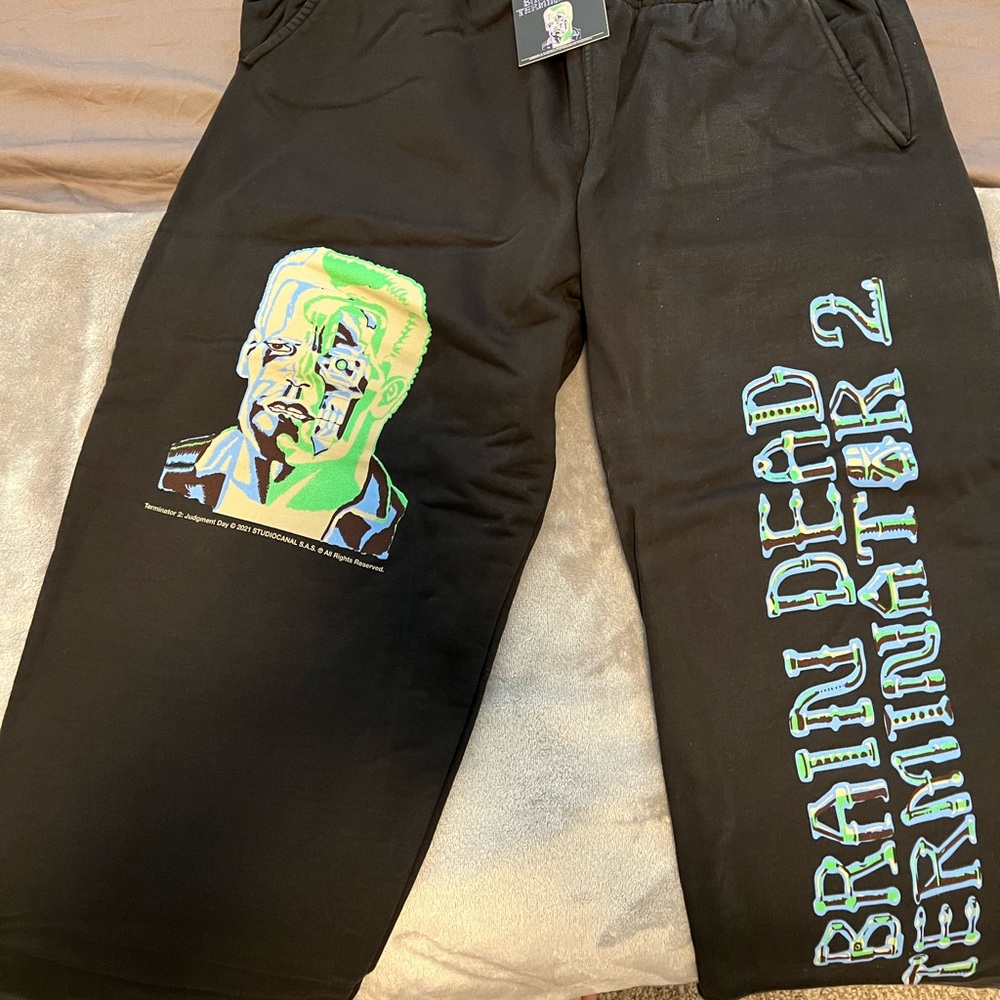 Mens Brain Dead sweatpants NWT